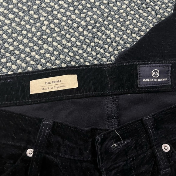 AG ADRIANO GOLDSCHMIED navy corduroy skinny pants - Picture 3 of 4